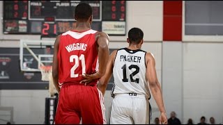 Andrew Wiggins vs Jabari Parker in Summer League Debuts [upl. by Elyn]