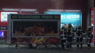 Explosionsgefahr Brand in Hähnchenwagen [upl. by Prakash]