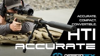 HTI Rifle Accuracy  Switchable Calibers  Desert Tech [upl. by Meekar]