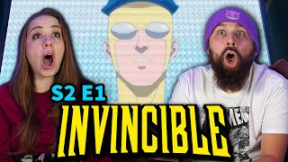 Invincible and The Multiverse of Madness Season 2 Episode 1 REACTION [upl. by Airaet]