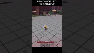 How did broski cancle Tableflip😭 kjct roblox thestrongestbattlegroundsmetalbat funny fyp [upl. by Dippold901]