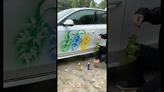 Car painting eraser  new gadget shorts [upl. by Aliled]