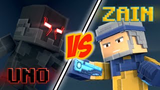 Uno VS Ejen Zain Ejen Ali MINECRAFT Fanmade Animation Parody 4K with Behind The Scenes [upl. by Eb]