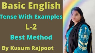 Tense With Examples।। Basic English।। English Grammar।। Class 5 to 12 [upl. by Folberth]