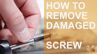 How to Use a Screw Extractor  The proper way [upl. by Atoiganap]