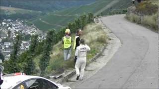 Rallye dAllemagne 2011  ES16  Accident de Mads Ostberg [upl. by Kloman]