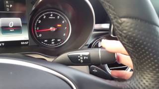 2017 MercedesBenz GLC300 Electronic Gearshifter Operation 9GTronic [upl. by Anivlek]