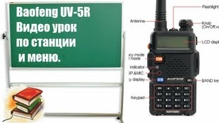 Baofeng UV5R Урок по радиостанции Рации  Видео Инструкция [upl. by Iruahs]