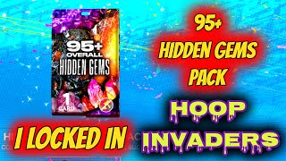 I LOCKED IN THE HOOP INVADERS for a 95 HIDDEN GEMS PACK [upl. by Assilat]