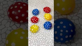 Oddly Satisfying Polka Dot Balloon Explosion 🎈💥 shorts satisfying asmr [upl. by Barton]