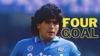 I 4 goal più belli di Maradona al Napoli [upl. by Anaahs682]