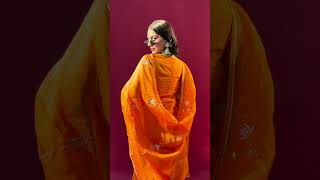 HandEmbroidered Saree by Tej Living Society [upl. by Enyawad520]