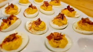 Thanksgiving day worthy Deviled Eggs Southern Style dinner thanksgiving recipe Eggs [upl. by Metabel]