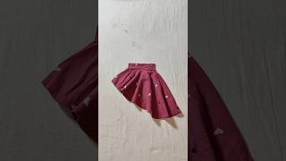 Stylist skirt cutting and stitching hackvira stitching shorts video 🤩 [upl. by Ahcurb]