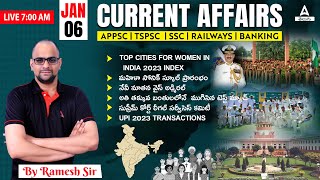 6 Jan 2024  Daily Current Affairs In Telugu  Current Affairs Today Telugu  APPSC  Adda247 Telugu [upl. by Lockwood183]