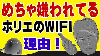 ホリエのWIFI めちゃ評判悪い原因を視聴者コメントから推測してみた！ [upl. by Jana]