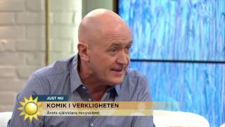 Thomas Petersson ”Stockholmarnas humor mer ängslig”  Nyhetsmorgon TV4 [upl. by Guillermo]