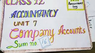 Class 12 Tamilnadu State Board Accountancy Chapter 7  sum no16 [upl. by Arzed]