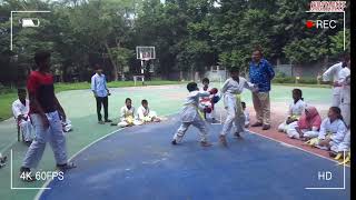 Karate  practice in the BCIC school Bashap Karate Club [upl. by Winfred]