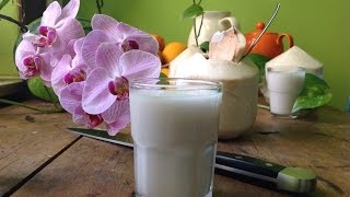 How to make young Coconut Milk  Live Beverage [upl. by Adnamas969]