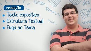 Texto expositivo Estrutura Textual e Fuga ao tema  Plantão de Dúvidas  Descomplica [upl. by Teirtza834]