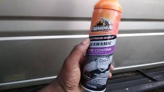 armorall ceramic tire coating works as a paint protector [upl. by Eldoria30]