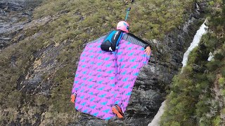 CR wingsuit base LoenSkylift  POV [upl. by Celeski]