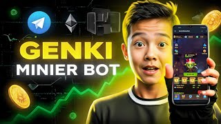 Genki Miner Bot Real Or Fake   Instant Withdrawal Telegram Bot  No Referral Neede Earning Bot [upl. by Laird573]