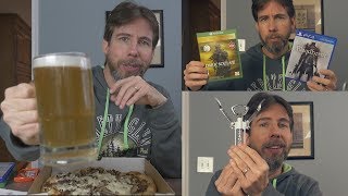 ASMR Pizza Beer Chocolate amp Video Game Chat [upl. by Oirretna807]