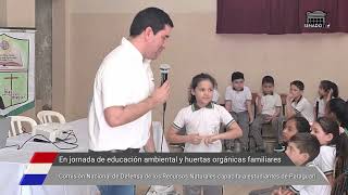 CONADERNA capacita a estudiantes de Paraguarí en educación ambiental y huertas orgánicas familiares [upl. by Ecyt546]