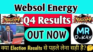 Websol Energy Q4 Results 2024 🔴Websol Energy Results 🔴Websol Energy Latest News 🔴Websol Energy Share [upl. by Eizzik]