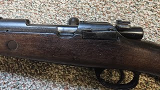 Espingarda PortuguezaquotVerqueiroquot 190439 8mm czyli portugalski Mauser [upl. by Iatnohs]