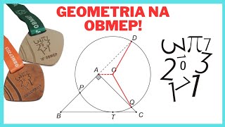 Preparese Para a Segunda Fase da OBMEP 2024  Questão de Geometria [upl. by Dnomed]