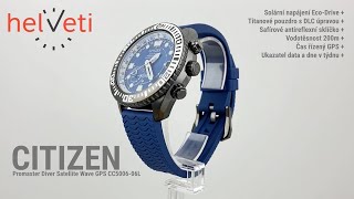 Citizen Promaster Diver Satellite Wave GPS CC500606L [upl. by Dressler]