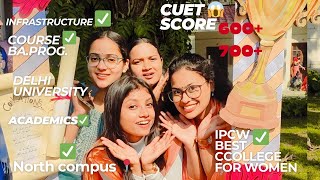 CUET score😱🔥 IPCW North campus 📍 Delhi University ipcw [upl. by Sherer]