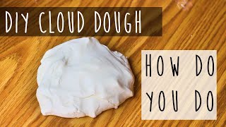 SUPER EASY CLOUD DOUGH  Cornstarch Plus Conditioner Makes a Fun Kid Craft Idea [upl. by Aciretnahs]