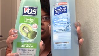 CLARIFYING SHAMPOOS V05 vs SUAVE [upl. by Llerral175]