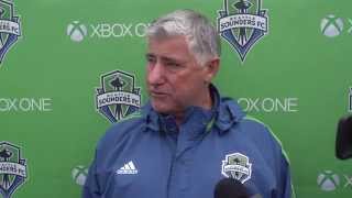 Interview Sigi Schmid on deciding roster with three games in nine days [upl. by Honoria]