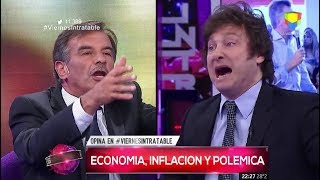 Javier Milei se cruza con un radical por la hiperinflación de Alfonsín Intratables 170217 [upl. by Namyaw]