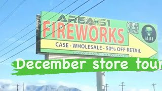 Area 15 fireworks Store Tour [upl. by Hakon]