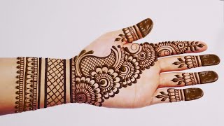 Very Easy Simple Mehndi design for handsMehandi ka designMehandi designMehndi designsमहेंदी [upl. by Greenwald]