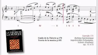 Ex173 partition Guide de la théorie de la musique Abromont Rythme harmonique imprévisible [upl. by Ahouh]