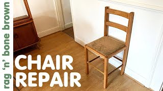 Repairing and Restoring Dining Chairs [upl. by Ised]