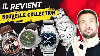 6 Montres  SEIKO  SERICA  SINN  HAMILTON  NIVADA GRENCHEN [upl. by Dogs836]