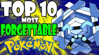 Top 10 Most Forgettable Pokemon ft HoodlumScrafty [upl. by Wehttam975]