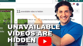 Youtube playlist quotunavailable videos are hiddenquot  remove deleted videos from your playlists [upl. by Howes426]