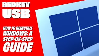 Redkey USB  How to Reinstall Windows A StepbyStep Guide [upl. by Erdeid707]