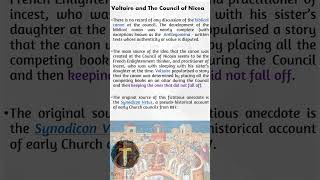 Voltaire and the Council of Nicaea [upl. by Couchman]