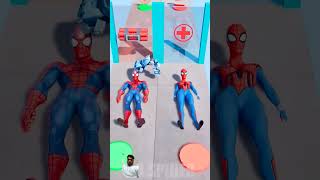 Spide man vs soide man wife satisfyingvideo spiderman toys hulk games funny [upl. by Candra]