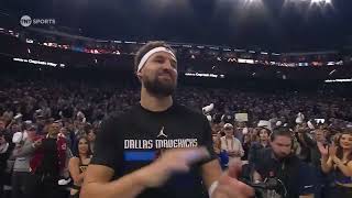 Klay Thompson Gets EMOTIONAL Welcome Back to Chase Center [upl. by Seaden]